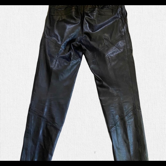 True faux leather pants from the 70s. - Picture 3 of 4